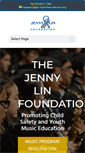 Mobile Screenshot of jennylinfoundation.org